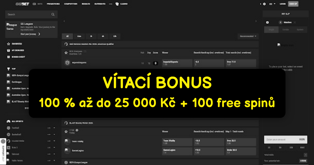 GG.BET Casino | Nejlepší online sloty a bonusy v České republice